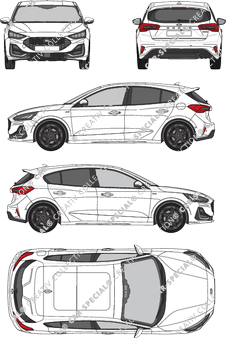Ford Focus Hatchback, actual (desde 2022) (Ford_836)