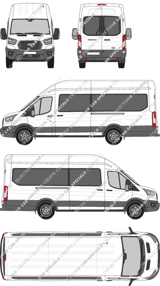 Ford E-Transit microbús, actual (desde 2022) (Ford_907)