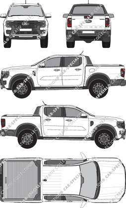 Ford Ranger Pick-up, actuel (depuis 2023) (Ford_917)