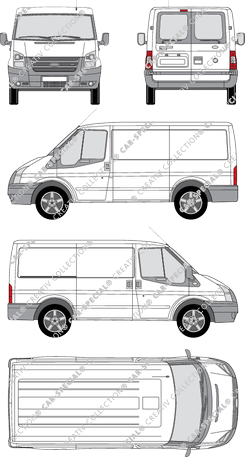Ford Transit van/transporter, 2006–2014 (Ford_921)