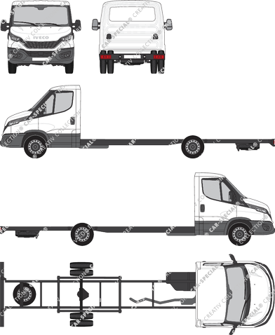 Iveco Daily, Fahrgestell für Aufbauten, Radstand 4750, Einzelkabine (2021)