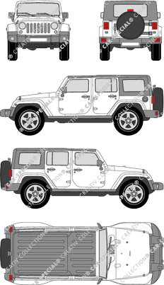 Jeep Wrangler break, 2007–2018 (Jeep_012)
