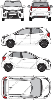 Kia Picanto, aktuell (seit 2024) (Kia_116)