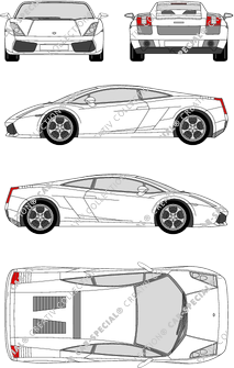 Lamborghini Gallardo Coupé, 2006–2013 (Lamb_004)