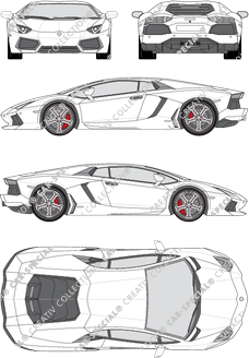 Lamborghini Aventador Coupé, ab 2012 (Lamb_005)