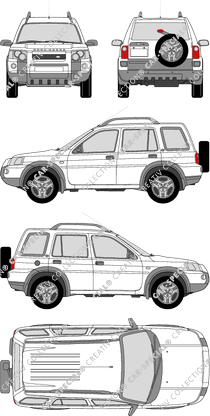 Land Rover Freelander Kombi, 2003–2006 (Land_017)