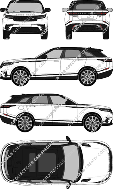 Land Rover Range Rover Velar combi, actual (desde 2017) (Land_031)