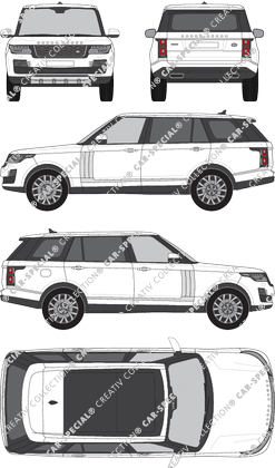 Land Rover Range Rover, station wagon, 5 Doors (2018)