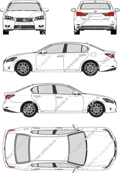 Lexus GS 300h limusina, actual (desde 2015) (Lexu_023)