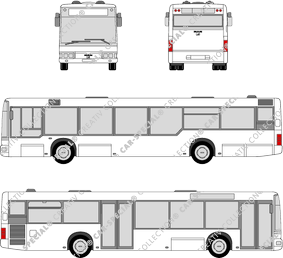 MAN NL 223/263/313, Niederflur-Linienbus, 2 Doors