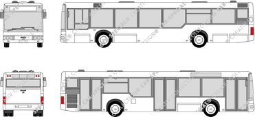 MAN NL 223/263/313, Niederflur-Linienbus, 3 Doors