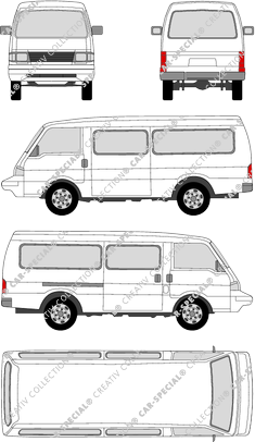 Mazda E Serie, E 2000 minibus, 2003–2005 (Mazd_021)