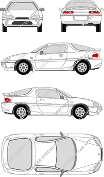 Mazda MX-3 Combi coupé, 1991–1998 (Mazd_023)
