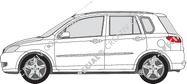 Mazda 2 break, 2003–2007