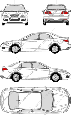 Mazda 6 limusina, 2006–2007 (Mazd_046)