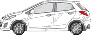 Mazda 2 Hayon, 2010–2014