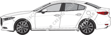 Mazda 3 limusina, actual (desde 2019)