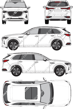 Mazda CX-80, aktuell (seit 2024) (Mazd_090)