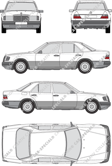 Mercedes-Benz W124, Limousine, 4 Doors (1985)
