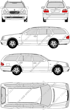 Mercedes-Benz E-Klasse T-Modell, 1996–2003 (Merc_011)