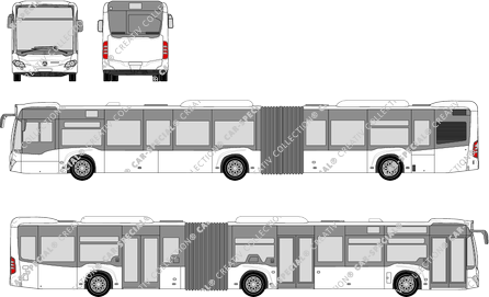 Mercedes-Benz Citaro bus articulé, à partir de 2013 (Merc_690)