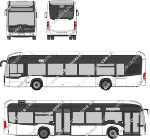 Mercedes-Benz Citaro eCitaro 628-630, Bus, 2 Doors (2019)
