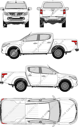 Mitsubishi L200, 2015–2019 (Mits_090)