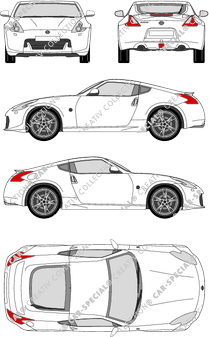 Nissan 370 Z Coupé, from 2009 (Niss_164)