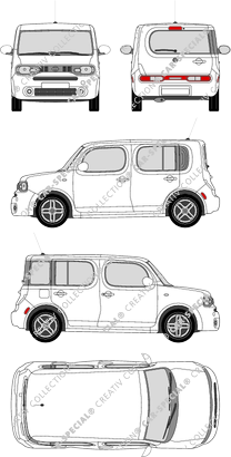 Nissan Cube Station wagon, from 2010 (Niss_199)
