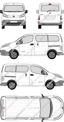 Nissan e-NV200 camionnette, 2014–2021 (Niss_262)