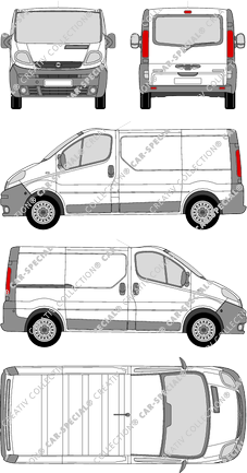 Opel Vivaro van/transporter, 2001–2006 (Opel_073)