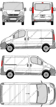Opel Vivaro furgón, 2001–2006 (Opel_074)
