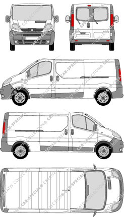 Opel Vivaro furgón, 2001–2006 (Opel_076)