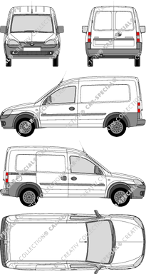 Opel Combo van/transporter, 2001–2003 (Opel_092)