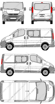 Opel Vivaro van/transporter, 2001–2006 (Opel_109)