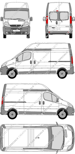Opel Vivaro van/transporter, from 2003 (Opel_119)