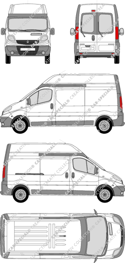 Opel Vivaro van/transporter, 2006–2014 (Opel_168)
