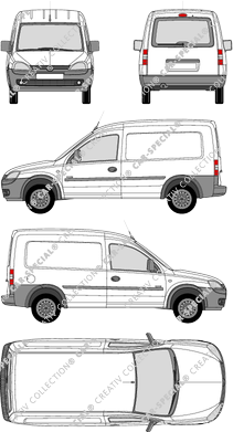 Opel Combo van/transporter, 2009–2012 (Opel_202)
