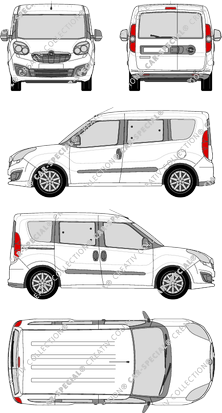 Opel Combo Combi van/transporter, 2012–2018 (Opel_310)