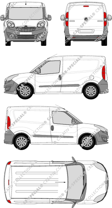 Opel Combo van/transporter, 2012–2018 (Opel_312)