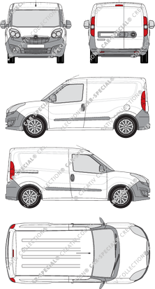 Opel Combo van/transporter, 2012–2018 (Opel_315)