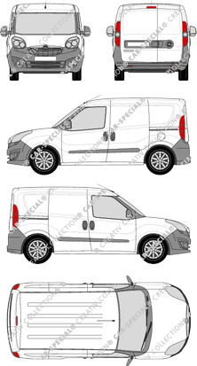 Opel Combo van/transporter, 2012–2018 (Opel_317)