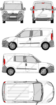 Opel Combo van/transporter, 2012–2018 (Opel_318)