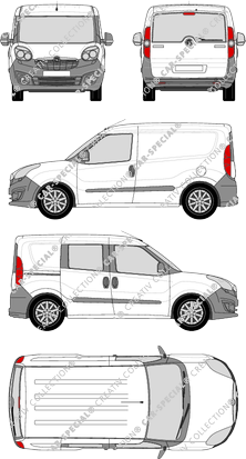 Opel Combo van/transporter, 2012–2018 (Opel_319)