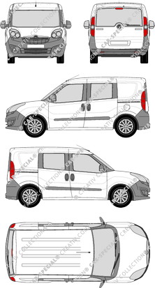 Opel Combo van/transporter, 2012–2018 (Opel_320)