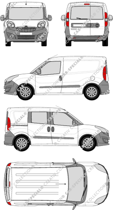 Opel Combo van/transporter, 2012–2018 (Opel_322)