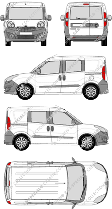 Opel Combo van/transporter, 2012–2018 (Opel_323)