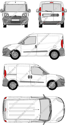 Opel Combo van/transporter, 2012–2018 (Opel_328)