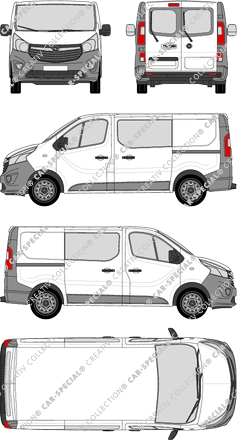 Opel Vivaro van/transporter, 2014–2019 (Opel_378)