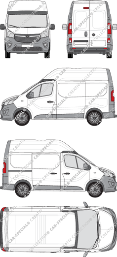 Opel Vivaro van/transporter, 2014–2019 (Opel_385)
